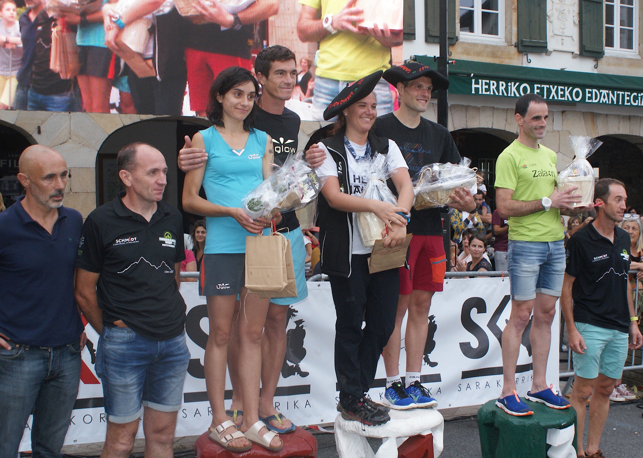 Podium de la Sara Korrika